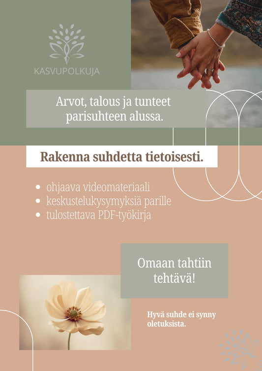 Itsenäinen parisuhdevalmennus – KasvuPolkuja Keskusteluja, jotka kantavat