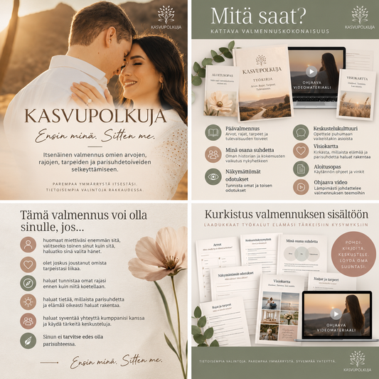 Kasvupolkuja – Itsenäinen parisuhdevalmennus
